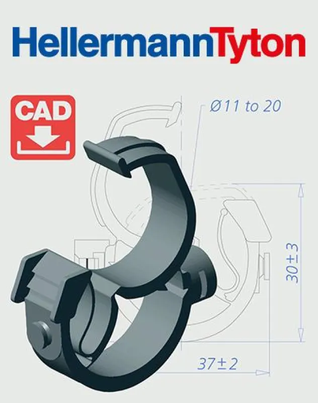 HellermannTyton bietet zusammen mit CADENAS 3D CAD Daten ihrer Produkte zum Download an