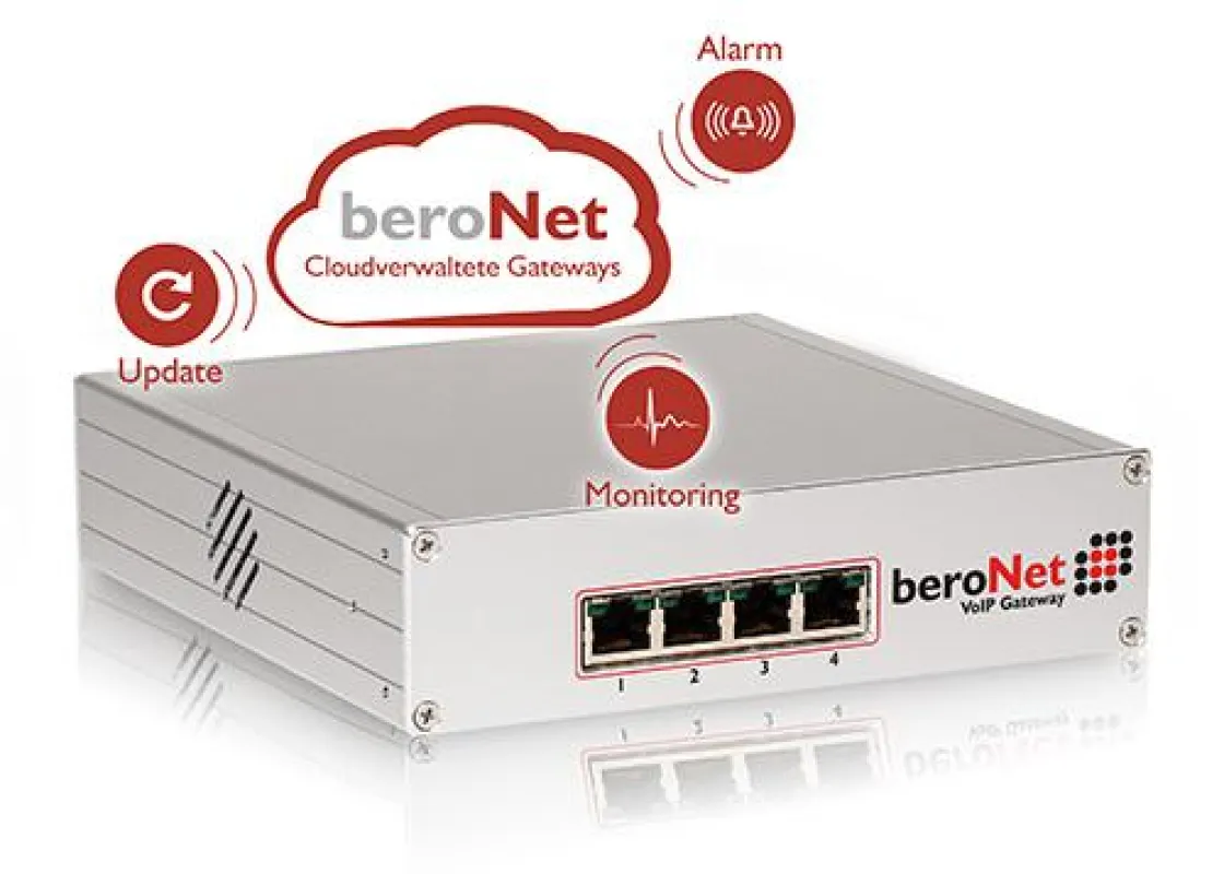 Die weltweit ersten cloudverwalteten Gateways von beroNet können per Cloud ferngewartet werden