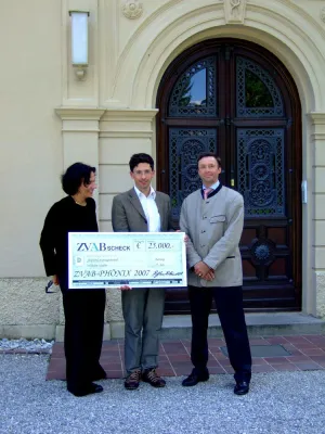 Preisverleihung ZVAB-PHÖNIX 2007: 25.000 EURO an Wilhelm Neußer übergeben Bild: Preisverleihung ZVAB-PHÖNIX 2007: 25.000 EURO an Wilhelm Neußer übergeben