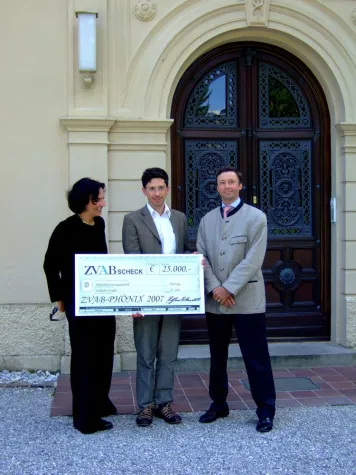 Preisverleihung ZVAB-PHÖNIX 2007: 25.000 EURO an Wilhelm Neußer übergeben Bild: Preisverleihung ZVAB-PHÖNIX 2007: 25.000 EURO an Wilhelm Neußer übergeben