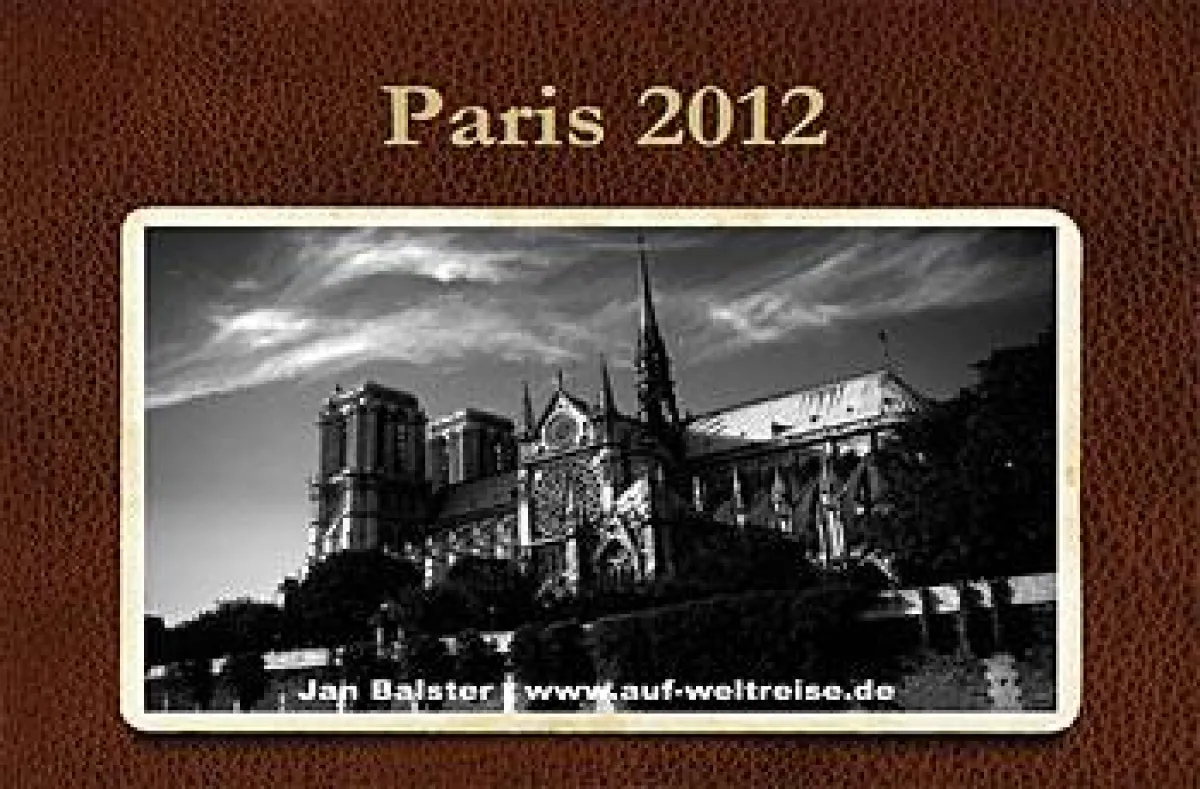 Kalender: Paris 2012 - schwarz-weiß Kalender