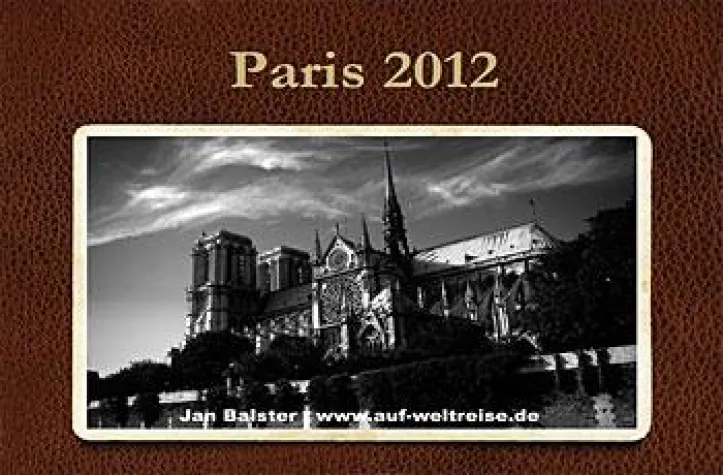 Bild: Kalender: Paris 2012 - schwarz-weiß Kalender