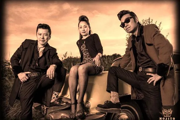 Bild: Die japanische Teddyboy-Band The Crazy Teds im DKK