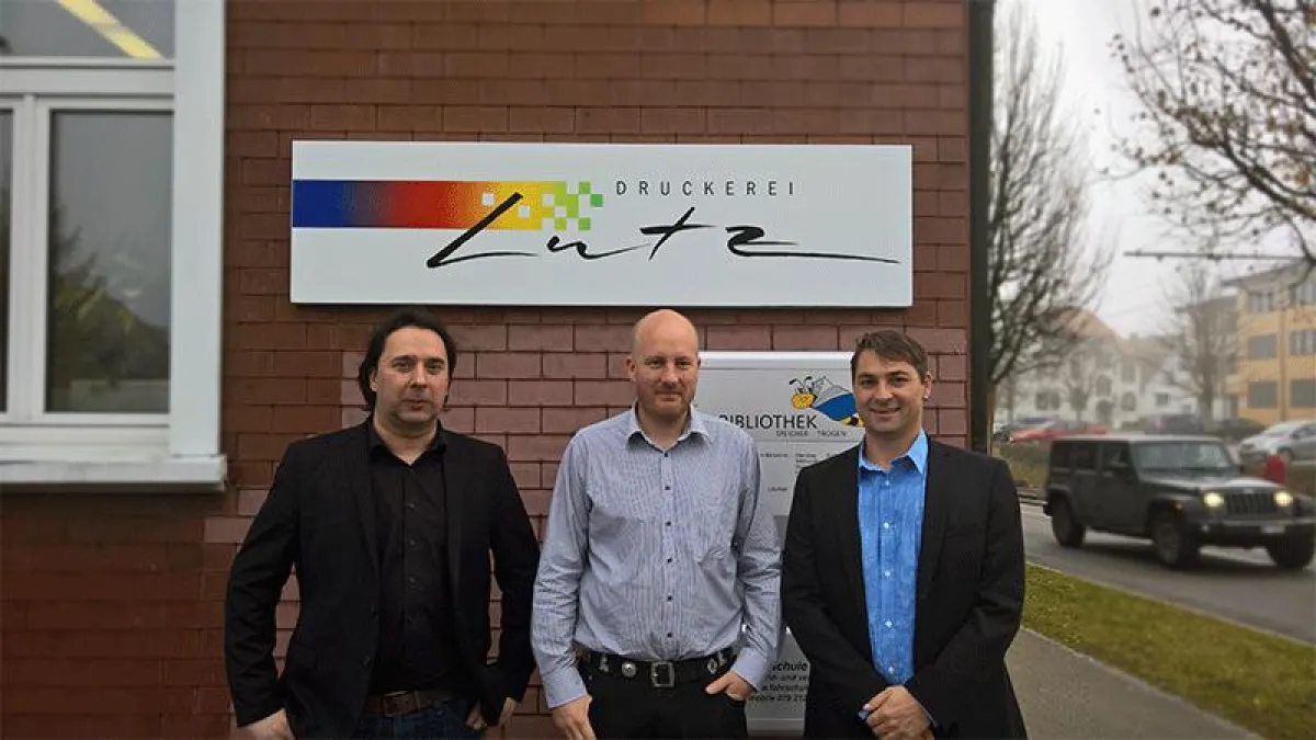 J. Lewald, GF Lewald & Partner, Chr. Chapuis, Druckerei Lutz AG GF, P.Tellenbach, GF QPM-Systems