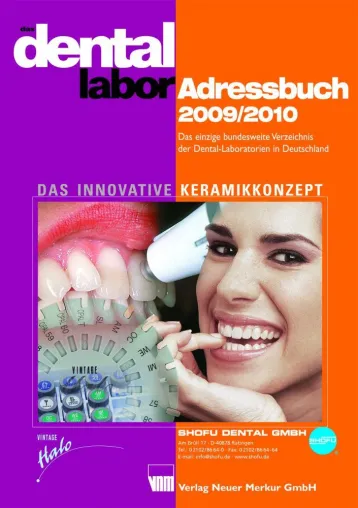 Aktualisierte Auflage - „das dental labor“-Adressbuch 2009/2010 Bild: Aktualisierte Auflage - „das dental labor“-Adressbuch 2009/2010