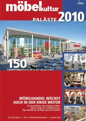 Bild: Auch im Krisenjahr wächst der deutsche Möbelhandel weiter - erstmals 150 Möbel-Paläste gelistet