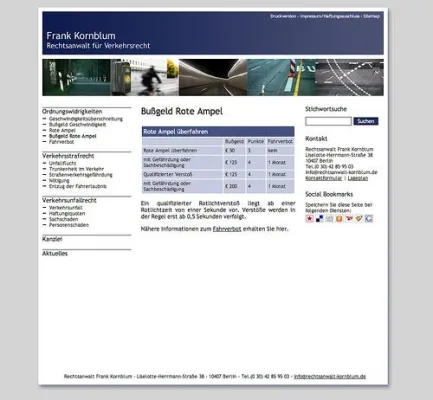 Bild: Verkehrsrechts-Kanzlei aus Berlin mit neuer Website