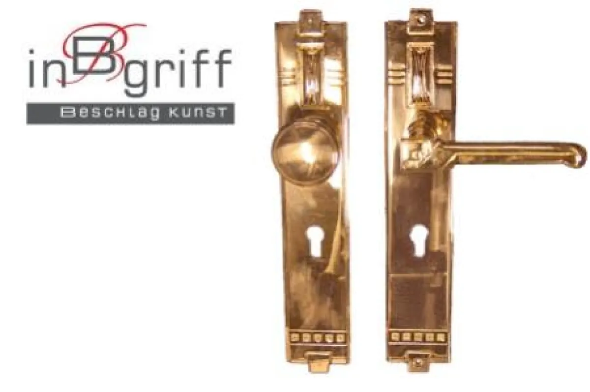 inBgriff - Jugendstil Garnitur aus massivem Messing