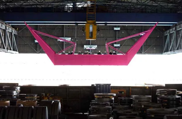 Bild: Kinetisches Equipment von Movecat für Kunstinstallation zur Ruhrtriennale