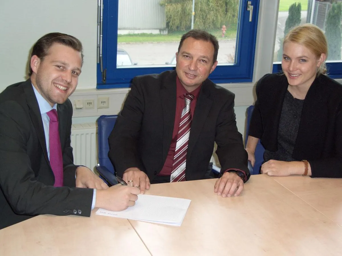 v. l. n. r. Philippe Holthuis (sales.move), Wolfgang Brugger (DocHouse) und Katrin Striedacher (sales.move)