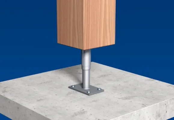 Bild: Ohne Dübel fest verankert