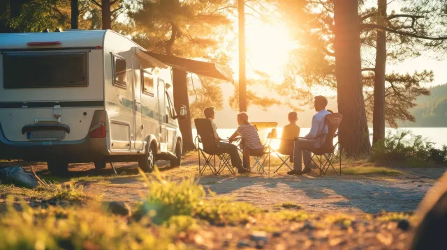 Bild: Strukturierte Reiseplanung im Campingbereich: ADAC Campingführer und Atlanten im ML Freizeitshop