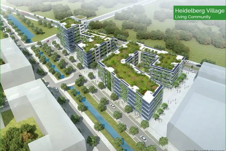 Bild: Heidelberg Village: nachhaltige Architektur in einem vitalen Stadtquartier