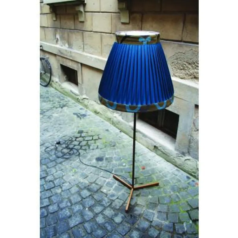 Vintage Stehleuchte upycyled