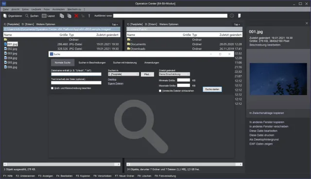 Bild: Dateimanager: Operation Center 2021 Premium erschienen