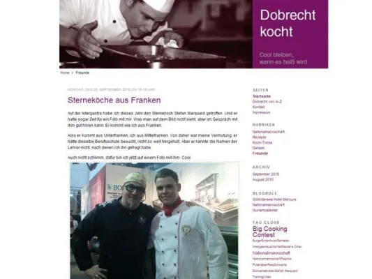 Bild: dobrecht-kocht.de: Neuer Blog von Koch Stefan Dobrecht online