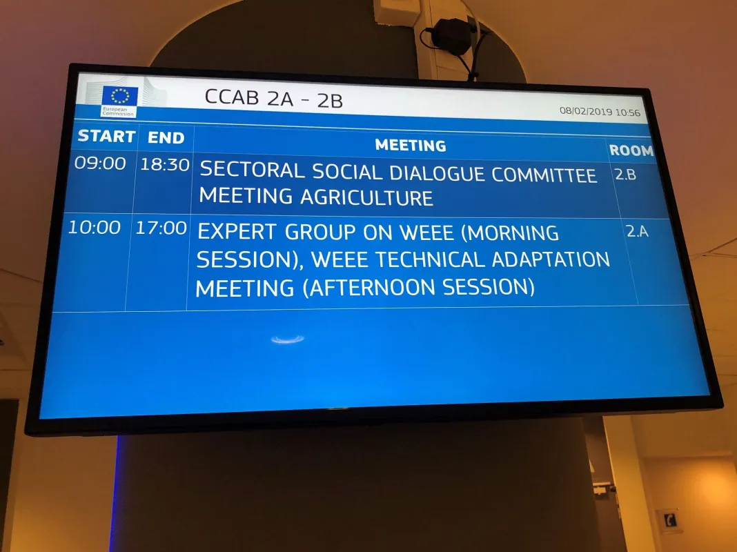 EWRN-Delegation bei der Europäischen Kommission