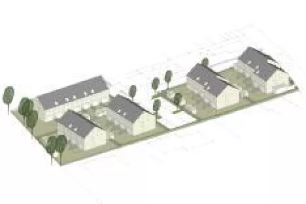 Bild: Familienglück am Preußenstadion: Deutsche Reihenhaus baut erstmals in Münster