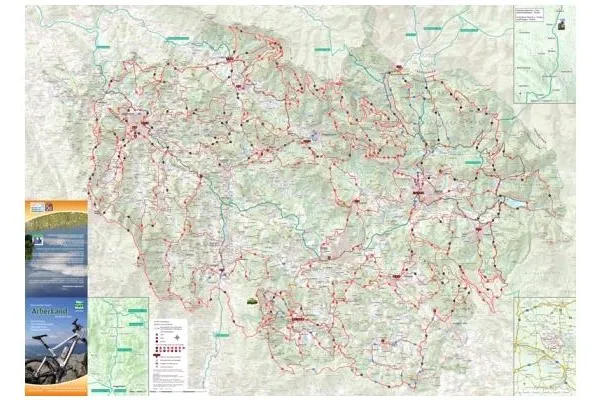 Mountainbiken im Bayerischen Wald: Neue MTB-Tourenkarte mit ArberLand-Runde Bild: Mountainbiken im Bayerischen Wald: Neue MTB-Tourenkarte mit ArberLand-Runde