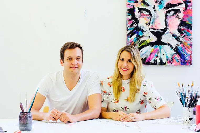 Das Berliner Start-up ArtNight wagt sich in die Löwenhöhle! Bild: Das Berliner Start-up ArtNight wagt sich in die Löwenhöhle!