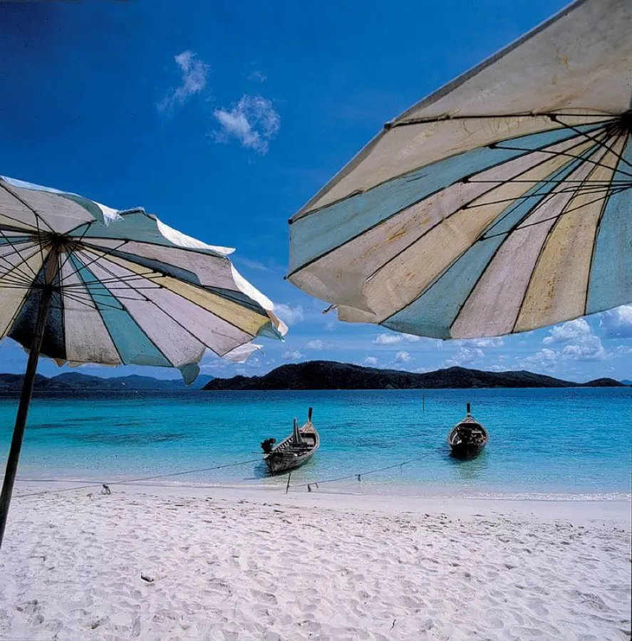 Strandidyll in Südthailand. Foto: Thailändisches Fremdenverkehrsamt.