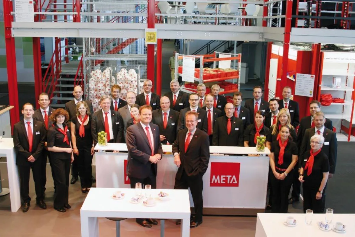 META-Geschäftsführer Eckhard Radke und sein Team ziehen eine positive Bilanz zur CeMAT 2011.