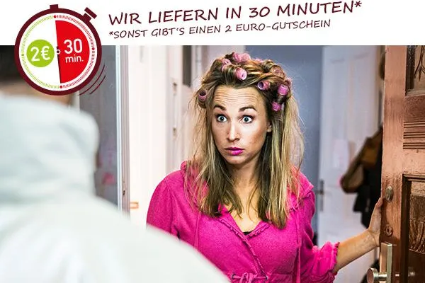 Bild: Bundesweites burgerme Lieferzeitversprechen