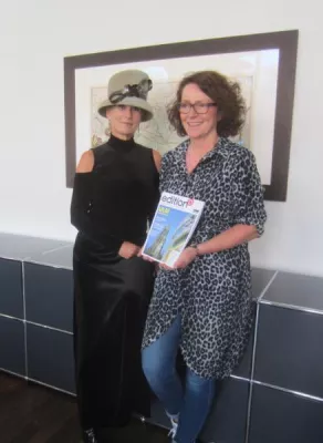 Personal Shopper Sonja Grau und Alt Oberbürgermeister Ivo Gönner im Magazin edition D Ulm und Neu-Ulm Bild: Personal Shopper Sonja Grau und Alt Oberbürgermeister Ivo Gönner im Magazin edition D Ulm und Neu-Ulm