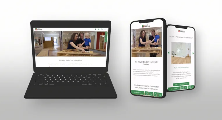 Bild: Holz Greiter relauncht die Unternehmenswebsite nach Mobile First Konzept mit einem Hauch von Wellness 