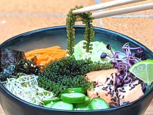 Bild: Vom Meer auf den Teller: Der Algenladen präsentiert die ganze Bandbreite moderner Algenprodukte