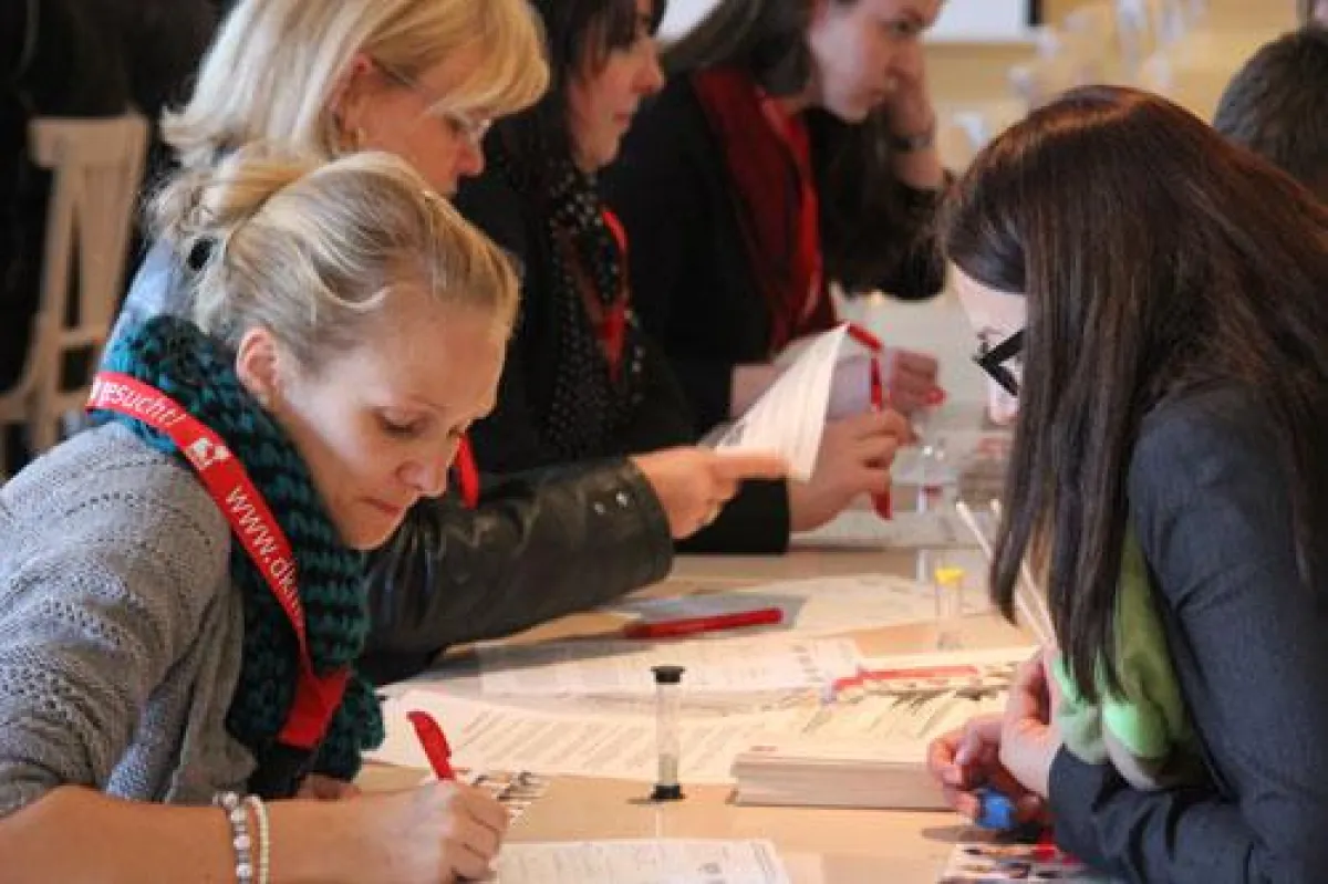 Typisierungsaktion der DKMS an den Eckert Schulen Regenstauf