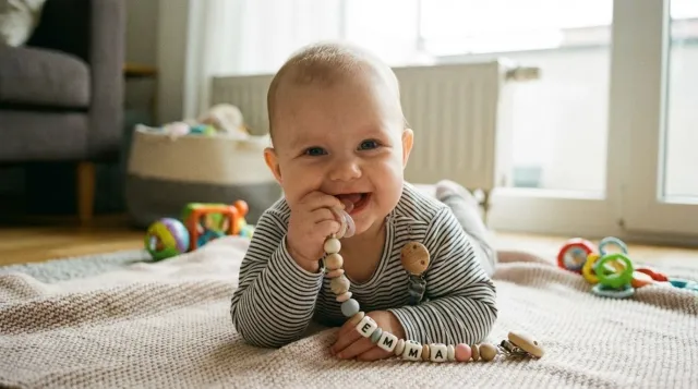 Bild: Die süßesten Begleiter fürs Leben: Warum eine Schnullerkette mit Namen so wertvoll ist