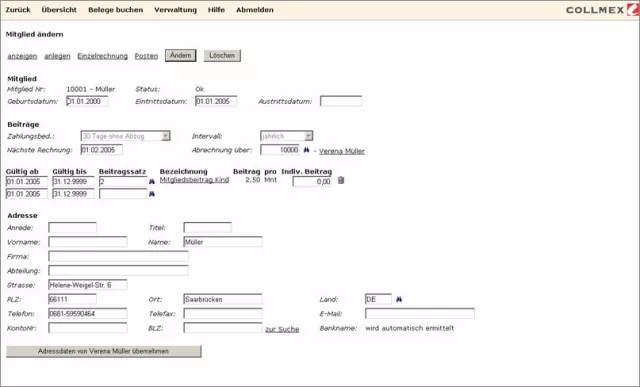 Bild: Collmex präsentiert Online-Lösung für Vereine