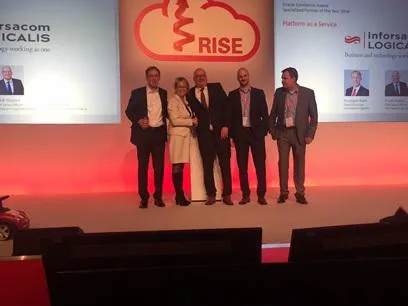 Inforsacom Logicalis erhält Oracle Excellence Award Bild: Inforsacom Logicalis erhält Oracle Excellence Award
