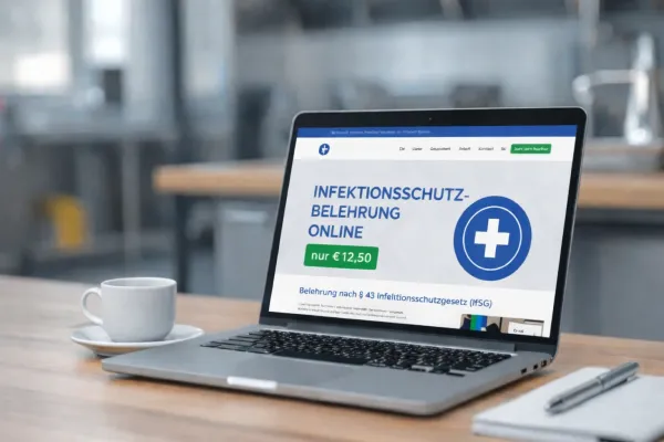 Bild: Infektionsschutzbelehrung online ab sofort für 12,50 Euro - Münchener Anbieter senkt Preis deutlich