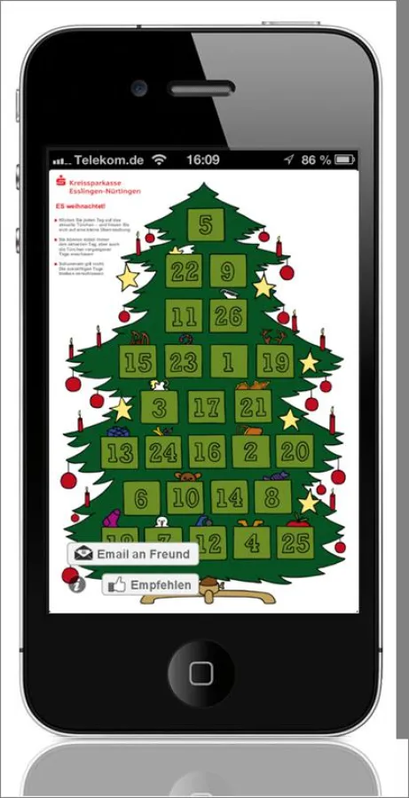 iPhone-App Adventskalender