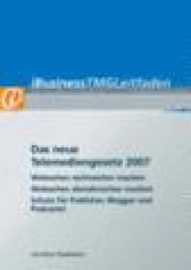 iBusiness TMG-Leitfaden - Das neue Telemediengesetz 2007