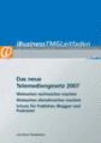 Heftige Diskussion um neues Telemediengesetz: HighText Verlag veröffentlicht TMG-Leitfaden Bild: Heftige Diskussion um neues Telemediengesetz: HighText Verlag veröffentlicht TMG-Leitfaden