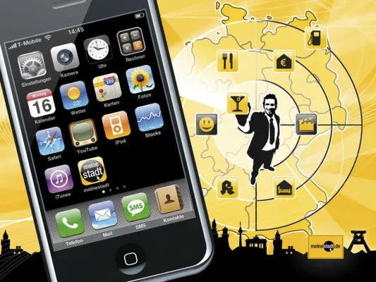 Bild: meinestadt.de-Applikation für das iPhone knackt 100.000er-Marke