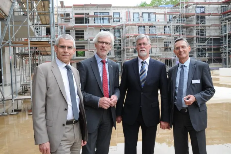 Richtfest für 70 Genossenschaftswohnungen Bild: Richtfest für 70 Genossenschaftswohnungen
