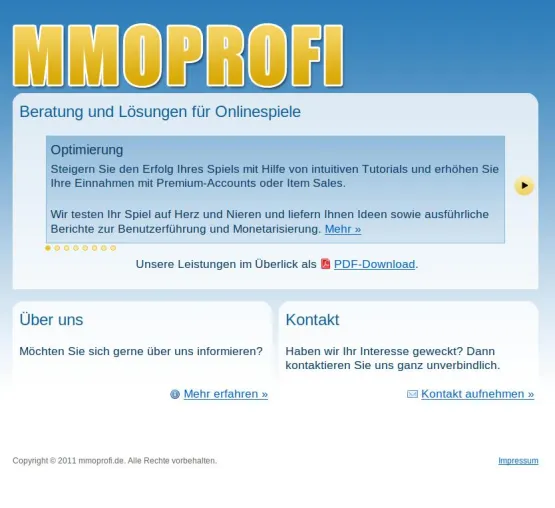 Bild: Beratung und Lösungen für Onlinespiele