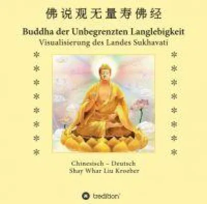 Bild: Buddha der Unbegrenzten Langlebigkeit - Visualisierung des Landes Sukhavati