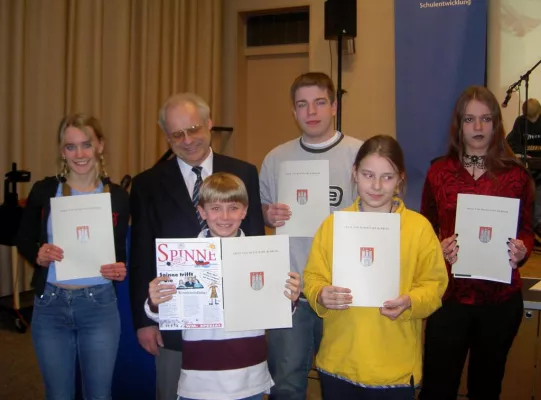 Bild: Verbotene Schülerzeitung unter den Preisträgern