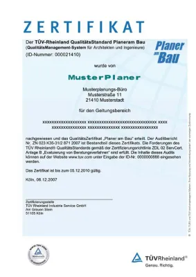 Bild: Einladung zum Vortrag - "Qualitätmanagement für Planer am Bau - Ein starkes Argument für die Zukunft!?