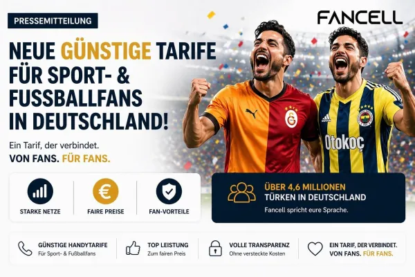 Bild: GalaTalk & FenerTalk: Die günstigsten Fan- Mobilfunktarife Deutschlands starten mit neuen Angeboten