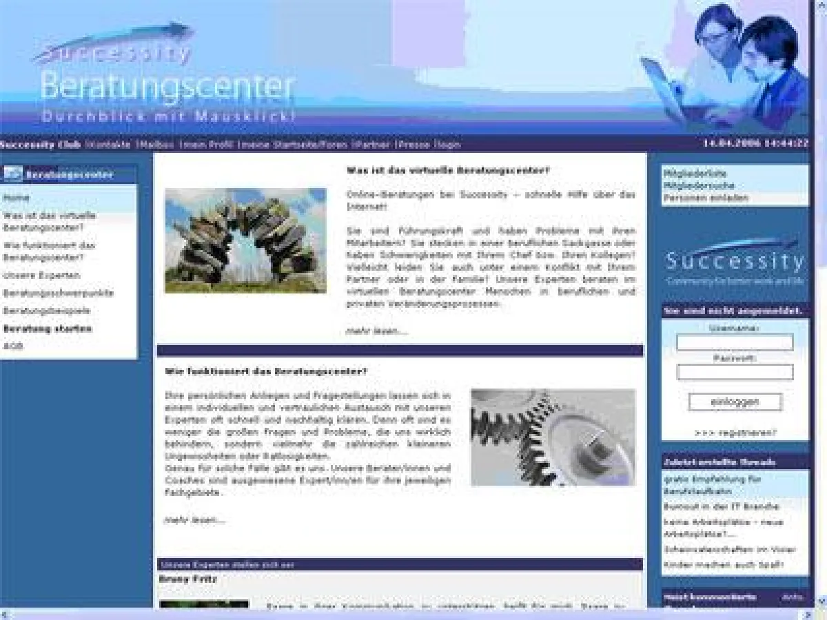 Virtuelles Beratungscenter bei www.successity.de