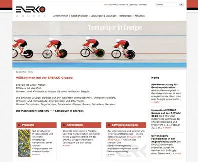 Bild: ENERKO, die Teamplayer gehen online — etcetera Werbeagentur entwickelt neues „Outfit“