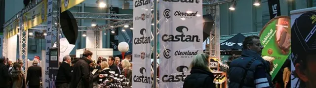 Bild: dublisGolf 05/10:Castan Golf zeigt die Leupold® GX® Golf Laser Entfernungsmesser auf der Hanse Golf 2010