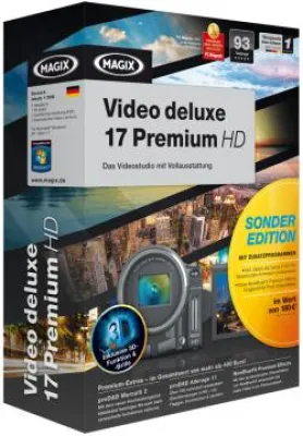 Bild: Videobearbeitungsprogramm MAGIX Video Deluxe 17 Sonderedition für glänzende Filme
