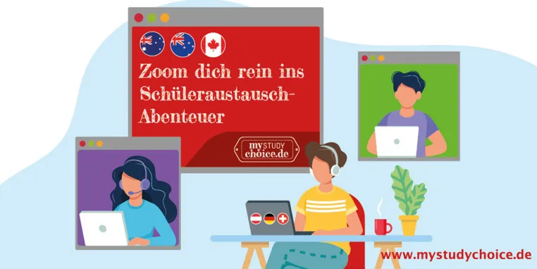 Orientierung fürs Auslandsjahr: Live-Online-Veranstaltungen mit Schulen aus Kanada & Down Under vom 4.-8.2.25 Bild: Orientierung fürs Auslandsjahr: Live-Online-Veranstaltungen mit Schulen aus Kanada & Down Under vom 4.-8.2.25